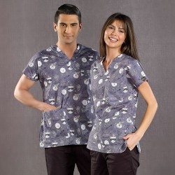 Bear Likralı Desenli Greys Takım (%100 Cotton Likra Kumaş)