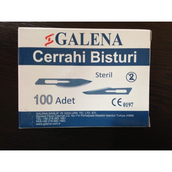 Galena Cerrahi Bisturi  Ucu No:10 100 Lü