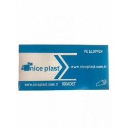 Niceplast Şeffaf Eldiven - Pet Eldiven 1 Paket ( 500 Adet )